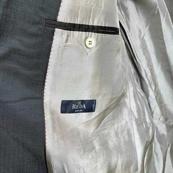 Paul Smith Reda Super 110s Wool Blazer Charcoal Gray 56 - Picture 2 of 7